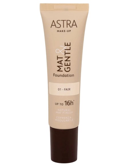 Astra Mat&gentle Foundation - Fondotinta Opaco Naturale - 01 Fair